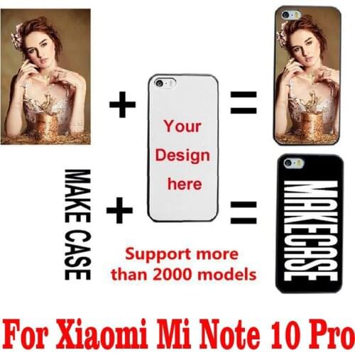 DIY Personalized custom photo name Customize printing your design picture cover case for Xiaomi Mi Note 10 Pro
