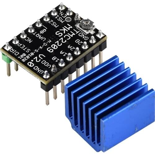 MKS TMC2209 2209 Stepper Motor Driver StepStick 3d Printer Parts 2.5A UART Ultra Silent For SGen_L Gen_L Robin Nano