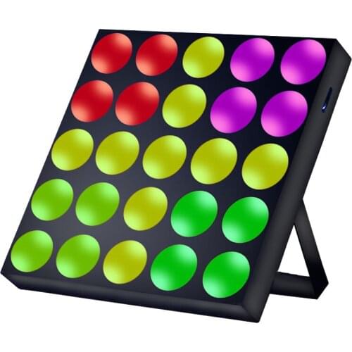 Stage Promotion 25X10W 4in1 RGBW DMX512 LED Matrix Dot Beam Light For Stage Event Party 5*5W Pixel LED Display Matrix Beam