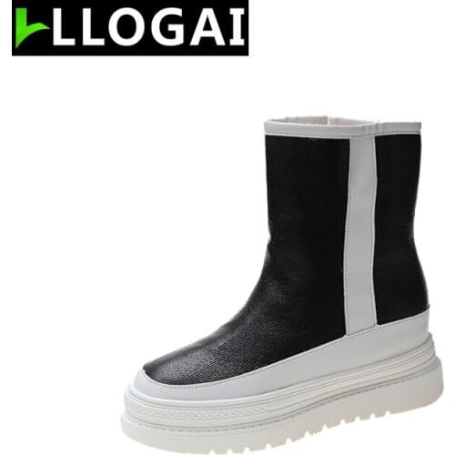 LLOGAI Women's Ankle Boots