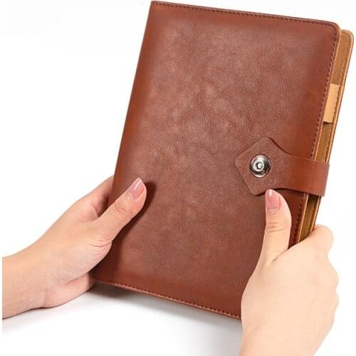 Looseleaf Business Notebook A5 Creative Multifunctional Handbook Notebook B5 Portable Loose-leaf Manager Clip With Calculator