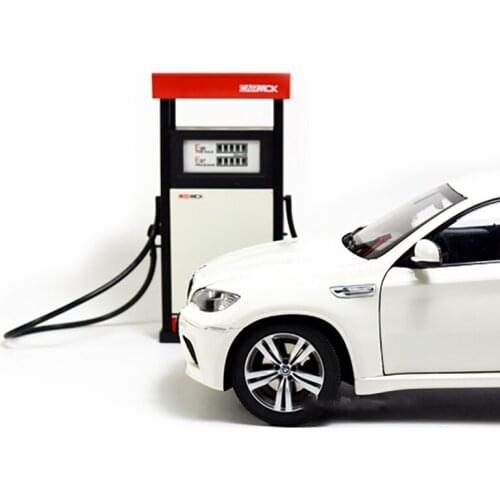 1:18 Scale Refueling Machine Model Gas Station Gas Model Toy for Car Model Scene Simulation Accessories Scene Display Toy