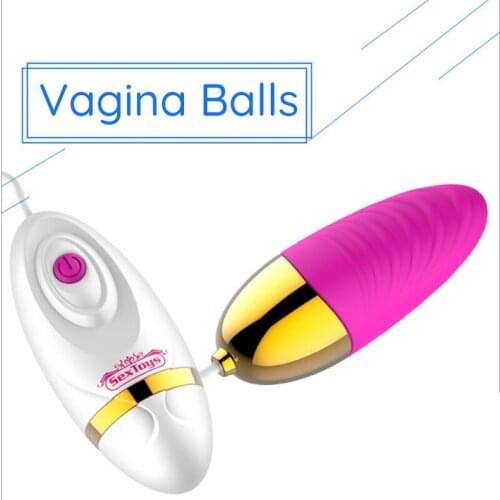 The New Silica Gel Vagina Balls 12 Frequency Shock Remote Control Adult Products Female Masturbating Massager Health Sex Toys