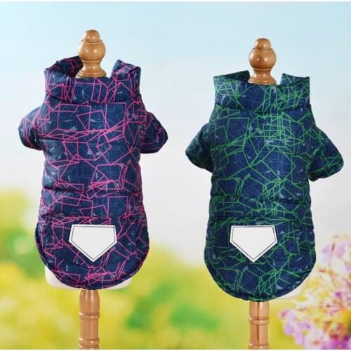 Pet Autumn Winter Warm Clothes Pet Cotton Padded Coat For Dogs Puppy Down Jacket Pet Clothing For Chihuahua French Bulldog