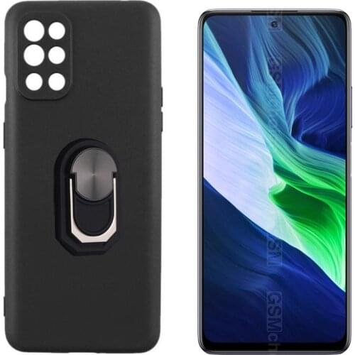 Ring Holder Shockproof Silicone TPU Bracket Case For Infinix Note 10 Soft TPU Back Cover Phone Case For Infinix Note 10 Pro NFC