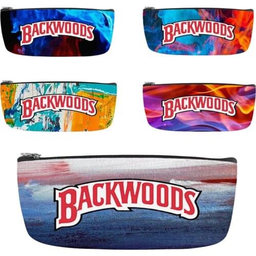 Backwoods Students Boys Girls pen bag 3D Oxford Waterproof Cartoon Key Accessory bag contracted pencil case 3d double pen bag