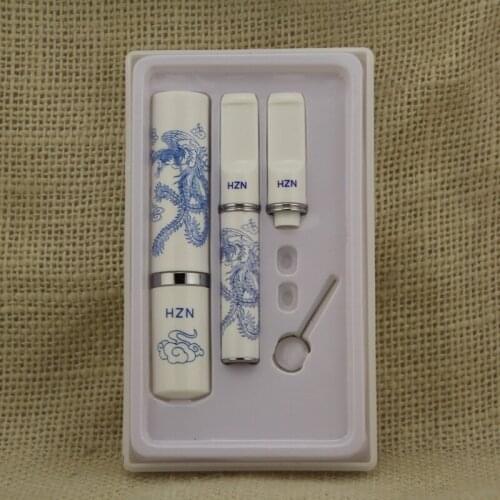 Blue and White Porcelain Cigarette Holder Set Smoke Accesoires Gadgets for Men Joint Holder Regalos Para Hombre Originales