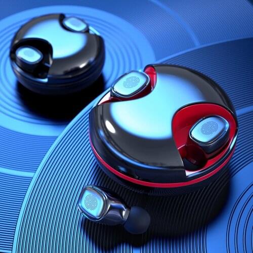 TWS-203 Wireless Bluetooth Earphone LED Digital Display Stereo Sports Headphone