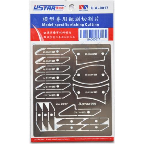 U-STAR UA-80017/UA-0017 Photo-Etching Parts, Photo-Etched Tools, Cutting & Carving Model Tools