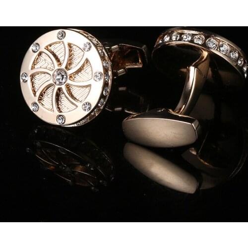 Metal Cufflinks French High-grade Mens Business Banquet Speech Daily Casual Shirt Accessories Gifts Cuff Links Office/career