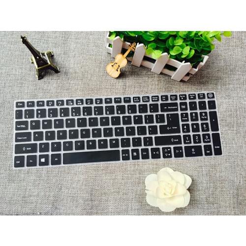 15.6'' silicone Keyboard Protector Cover Skin for Acer Aspire E15 E5 575G E5-575G V3-574G TMTX50 TMP259 F5 573G E5 552G 553G