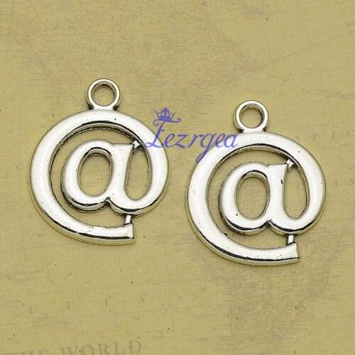 10pcs/lot--28x24mm, @ chams, Antique silver plated keyboard @ charms,DIY supplies, Jewelry accessories