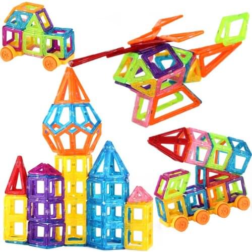 300Pcs Designer Magnetic Blocks Mini Size DIY Magnet Toys Pulling Magnetic Building Blocks Assembled Toys for Children Gifts