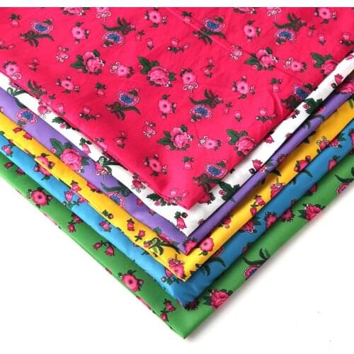 50*150cm Arab Flower Printing Polyester Fabric High-end Festive Fabric for Luggage Tablecloth Jewelry crafts DIY Handmade