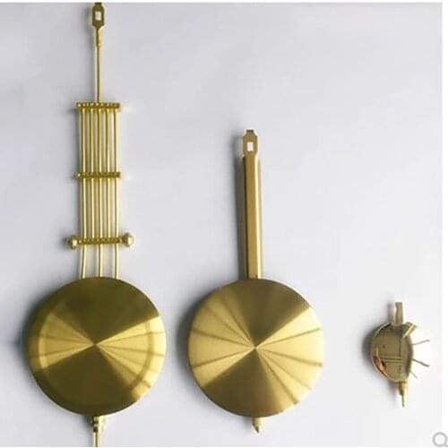 Vintage Mechanical Clock Accessories Pendulum Clock Mechanism Repair Clockwork Gold Pendulum Clock Mechanism Long Shaft