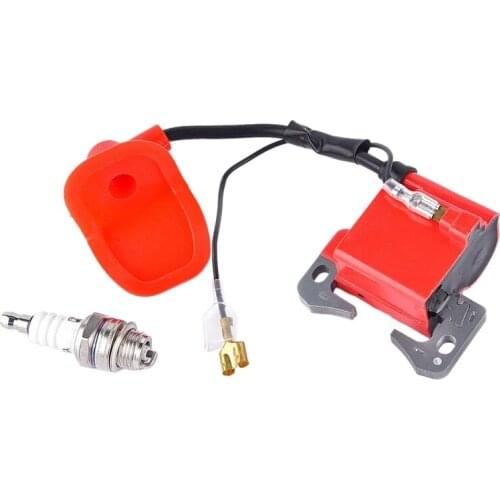 Auto Parts High Pressure Package Engine Ignition Coil for 2-Stroke 47Cc 49Cc ATV Pocket Bikes and Go-Karts