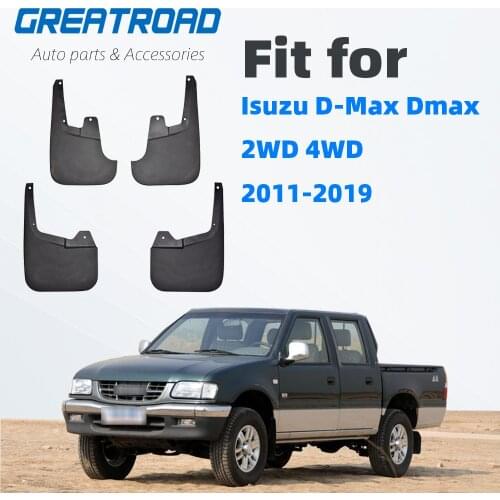 Mudflaps For Isuzu D-Max Dmax 2WD 4WD 2011-2019 Holden Colorado 7 V-Cross 4x4 Mud Flaps Splash Guards Mudguards Front Rear