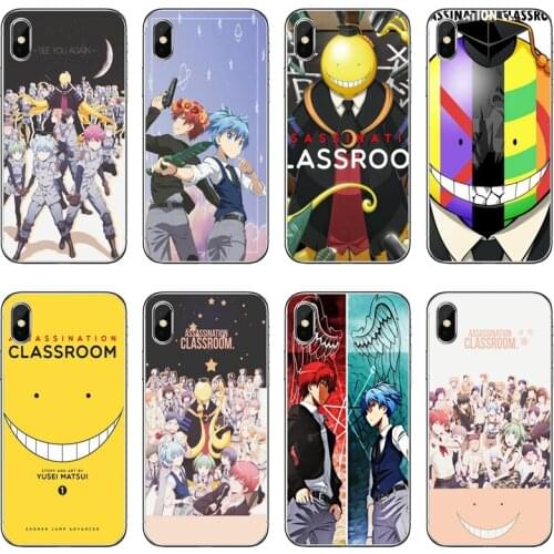 Anime Assassination Classroom Accessories phone Case For Huawei P30 P20 Pro P10 P9 P8 Lite Y5 Y6 Y7 Y9 P Smart Plus 2018 2019