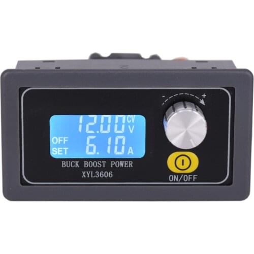 Digital display LCD CNC DC-DC CC CV high-power Step Up/Down Buck Boost Adjustable Converter Voltage Regulator Module 200W 36V6A