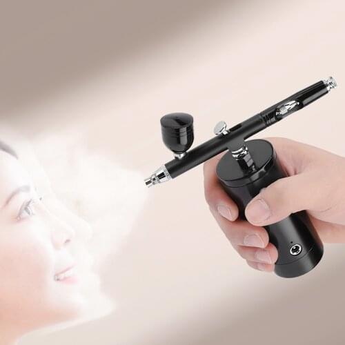 Cheap Mini Airbrush Compressor Air Brush High Power Powerful Switch Control Commercial Best Spray On Tanning Master Kits