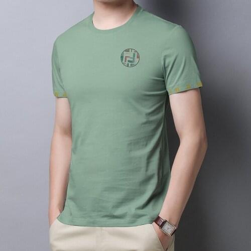 JNITTDON2021 summer new mens T-shirt seamless cuff craft 509