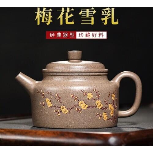 Mud yixing purple clay teapots pure handmade pot of kung fu tea sets the large capacity of household teapot single pot