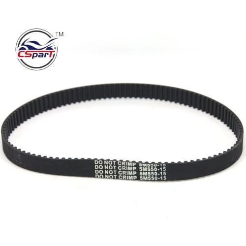 2PCS HTD 5M 550 15 110 Teeth Drive Belt Rocket X-Treme Razor lzip EVO Electric Scooter Go Ped Petrol Scooter Parts