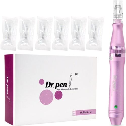 Dr.pen M7C Auto Derma Roller Microneedle Semi-permanent Embroidery Tattoo Eyebrow Machine Microneedling Bayonet Needle Cartridge