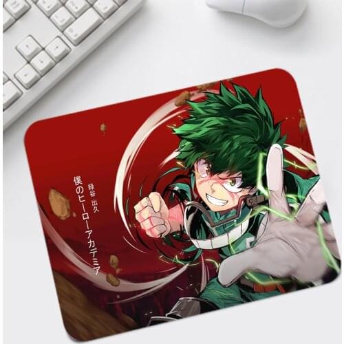 My Hero Academia Anime Pads Mouse-Pad S Size Play Desk Mats Non-slip Rubber Mats with Locking Cheaper for Cartoon Fans Hobby