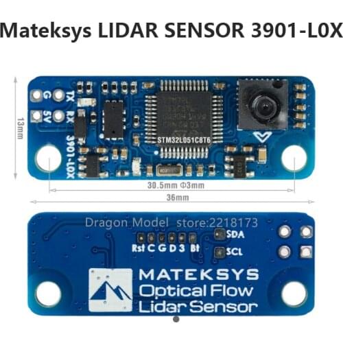 MATEKSYS Matek OPTICAL FLOW & LIDAR SENSOR 3901-L0X INAV Module F4 F7 F405 Flight Controller for RC FPV Racing Drone