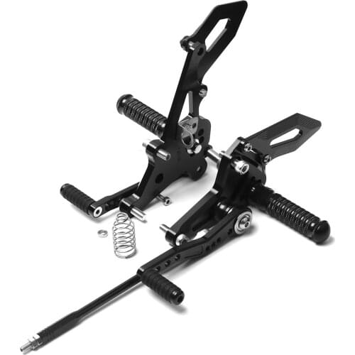 Motorcycle CNC Adjustable Rearset Foot rest Moto Rear Set Foot Pegs Pedal Accessories For Kawasaki Z125 Z 125 Pro 2016 2017 16