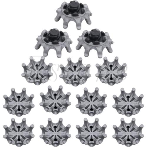 New 14pcs Replacement Golf Shoe Spikes Pins 1/4 Turn Fast Twist Shoe Spikes Golf Practice Accessories