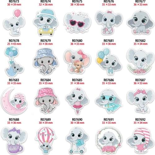 New 30 Pcs resins baby Cartoon pattern flatback resin cabochon DIY handmade materials