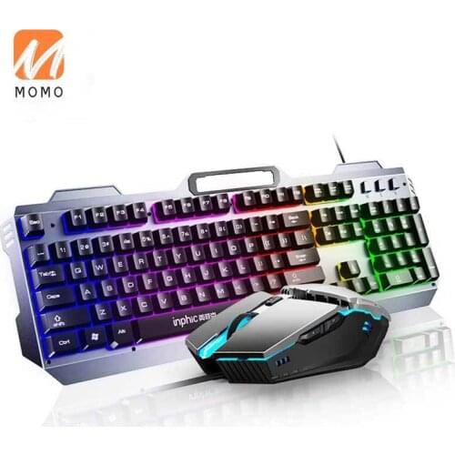 Hot Product Wired Gaming Keyboard Mouse Set Mechanical Gamer Computer Accessory Gaming Back Light Keyboard and Mouse Set Combo