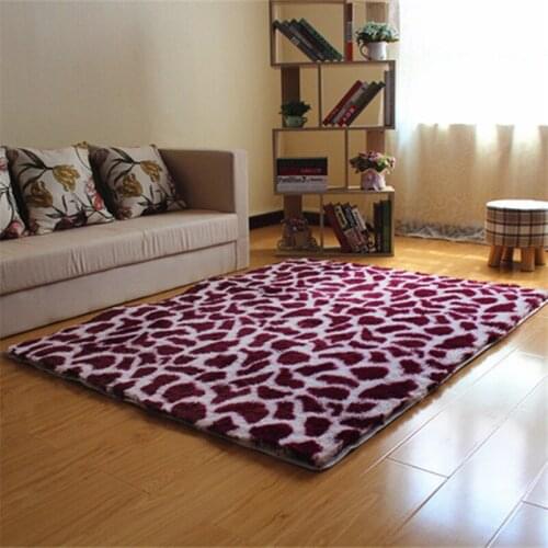 Luxury Plush Carpet Rugs Doormat Kitchen Non-slip Mat Decor Bedside Area Rugs Shaggy Long Hair Rugs and Carpets for Living Room