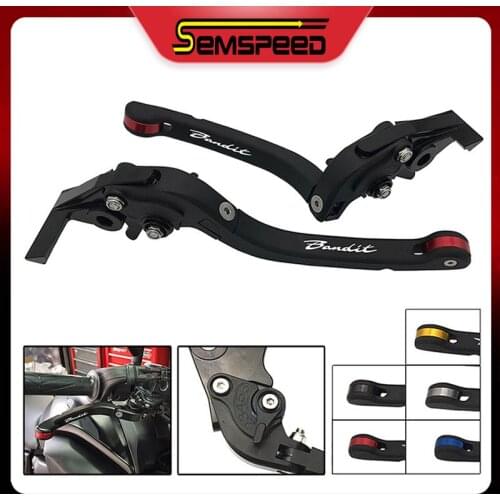 Motorcycle Handle Brake and Clutch Lever For SUZUKI Bandit GSF 650 1200 1250 BANDIT 650S SEMSPEED CNC Adjustable Folding Levers