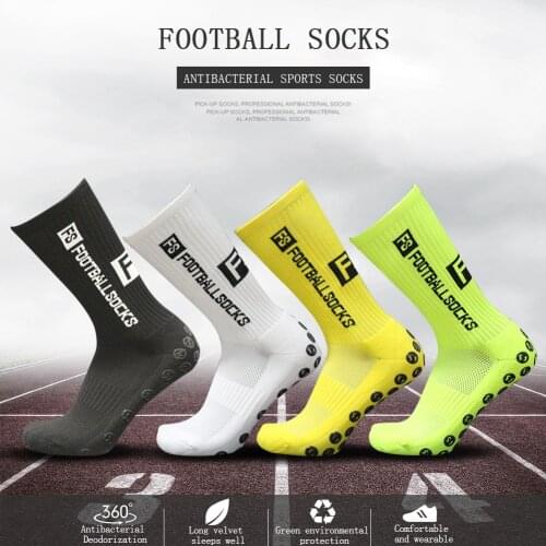 Silicone Suction Cup Gripper Non Slip Football Socks Sports Stockings Professional Competition Training Dispensing Soccer Socks