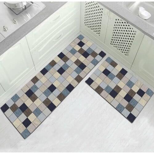 Modern Bohemian Style Kitchen Mat Anti-Slip Area Rugs for Living Room Balcony Bathroom Carpet Doormat Bath Mats Bedroom Tapete