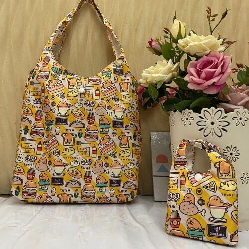 Medium Handbag Womens Tote Bag Waterproof Foldable Shopping Bag Reusable Fashion Pocket 40 Lb Storage Bag Thickened Nylon