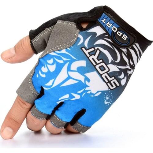 1set Outdoor Running Gloves For Men And Women Lycra Fabric Good Breathability