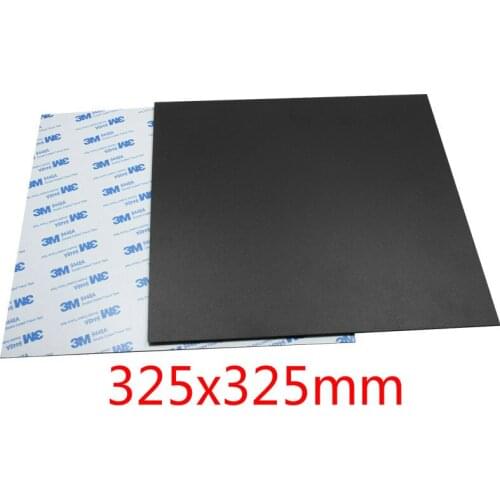 1set 325X325mm Heatbed Magnetic Print Bed Tape Flex Build Plate A+B pc insulation film kit For