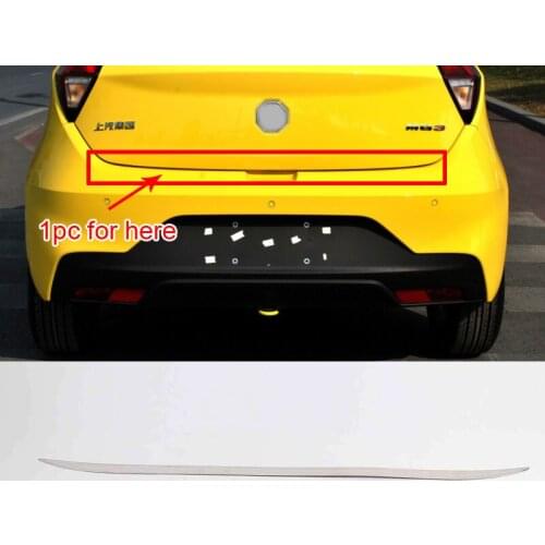 1pc for MG GS 2015-2017 MG3 2020 Reserve box trim Tail door decoration Stainless steel