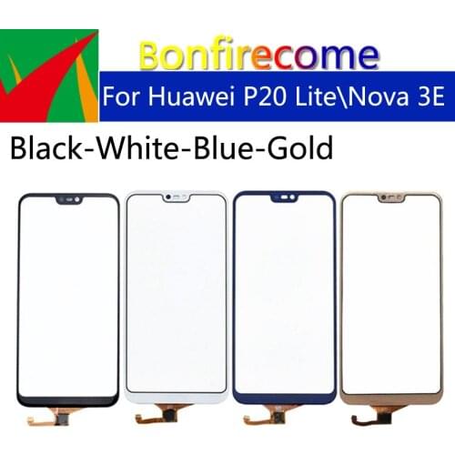 10Pcs\lot Touchscreen For Huawei P20 Lite ANE-L21 LX1 LX3 Touch Screen Panel Sensor Digitizer For Nova 3e LCD Display Glass Lens