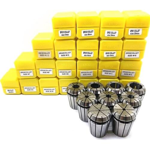19PCS/LOT ER32 SPRING COLLETS SET 2-20mm ER32 Collet