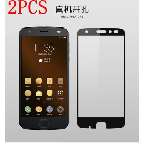 2PCS Full Cover Tempered Glass For Motorola Moto Z2 Force Screen Protector protective film For Moto Z2 Force glass