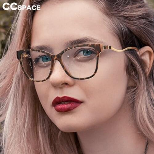 47465 Tr90 Lady Cat Eye Plastic Titanium Anti Blue Light Women Optical Glasses Frames Fashion Computer Eyeglasses