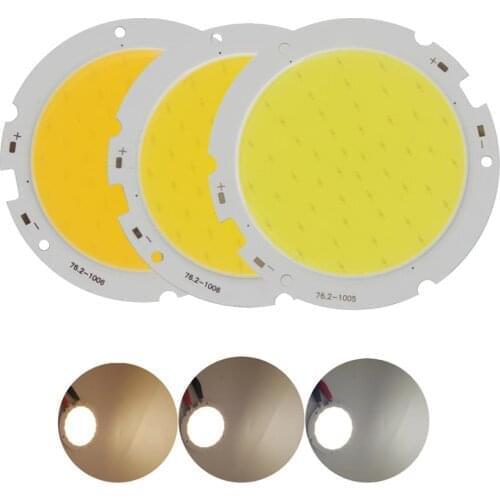 Big promotion 76mm 60mm round High Power lumen LED COB Strip Light Source 20W 30W COB Module Warn Nature White for downlight
