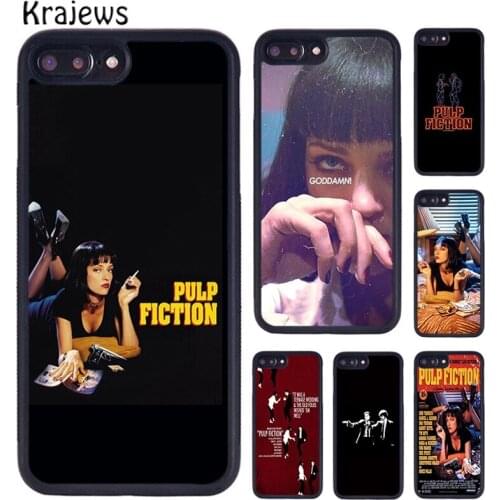 Krajews PULP FICTION MOVIE POSTER Unbelievable Phone Case For iPhone 5 6s 7 8 plus X XR XS 11 12 pro max Samsung S8 S9 S10