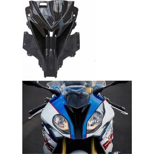 For BMW S1000RR 2015-2018 Motorcycle Modification Parts Carbon Fiber Head Nose Cowl Air Intake Shell Center Nasal Air Inlet