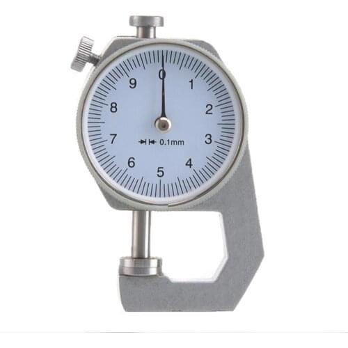 0-10MM/0-20MM Dial Thickness Gauge Leather Paper Thickness Meter Tester For Leather Flim Paper Accuracy 0.1mm Measuring Tool WWO